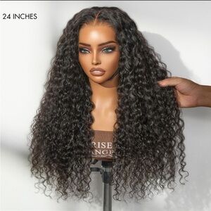Curly Black Wig for Women